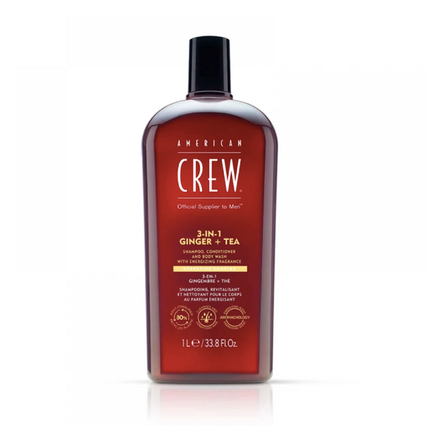 Шампунь American Crew Energizing Shampoo, Conditioner and Body wash Ginger Tea 1000мл