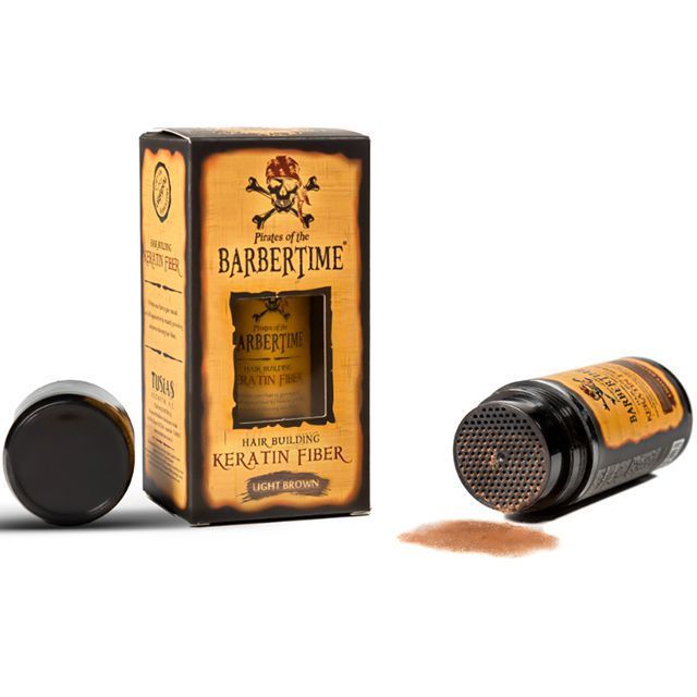 Пудра для волос Barbertime Hair Building Fiber Light Brown 21 г