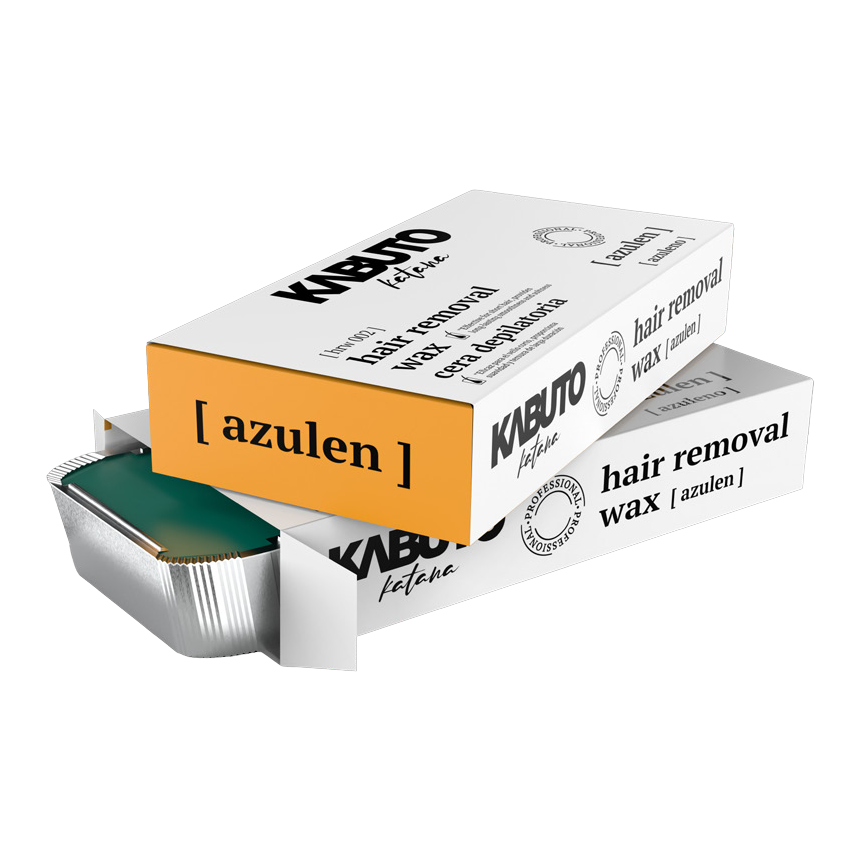 Віск для депіляції Kabuto Hair Removal Hard Wax Azulеn 500 gr