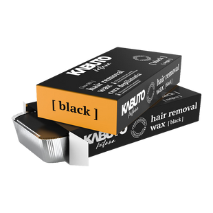 Віск для депіляції Kabuto Hair Removal Hard Wax Black 500 gr