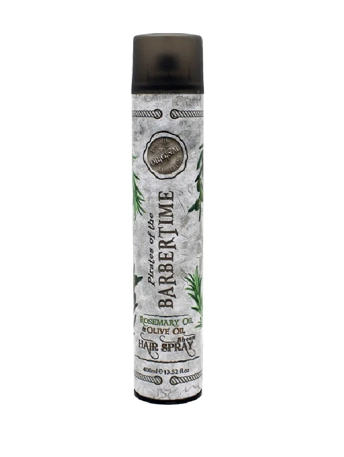 Спрей для укладки волос с оливковым маслом Barbertime Hair Spray Shine Olive Oil 400 мл