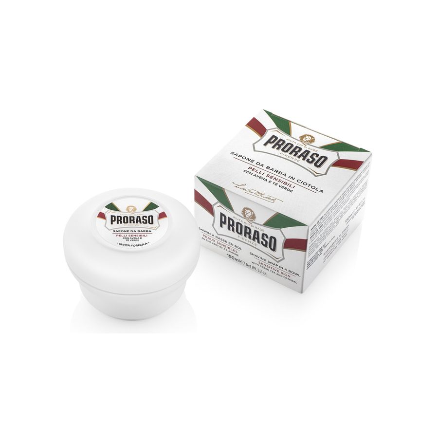 Мыло для бритья Proraso Shaving Soap Jar Sensitive Green Tea 150ML