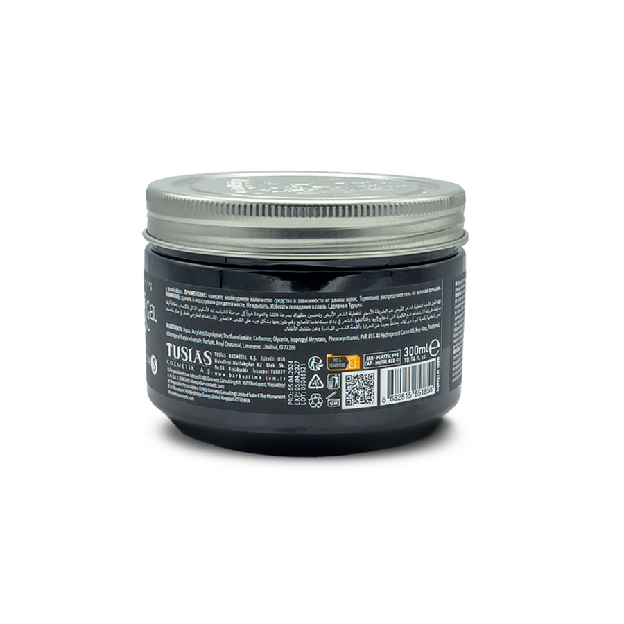Гель для укладки волос Barbertime Hair Gel Black 300 мл