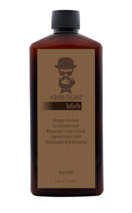 Шампунь для обличчя та бороди Barba Italiana Raffaello Face And Beard Cleanser 250 мл