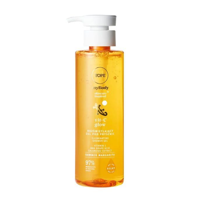 Освітлювальний гель для душу YOPE myBODY VIT-C GLOW SUMMER MARGARITA 300мл