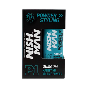Пудра для укладки Nishman Matte Finish Volume Powder P1 Gum Gum 20g