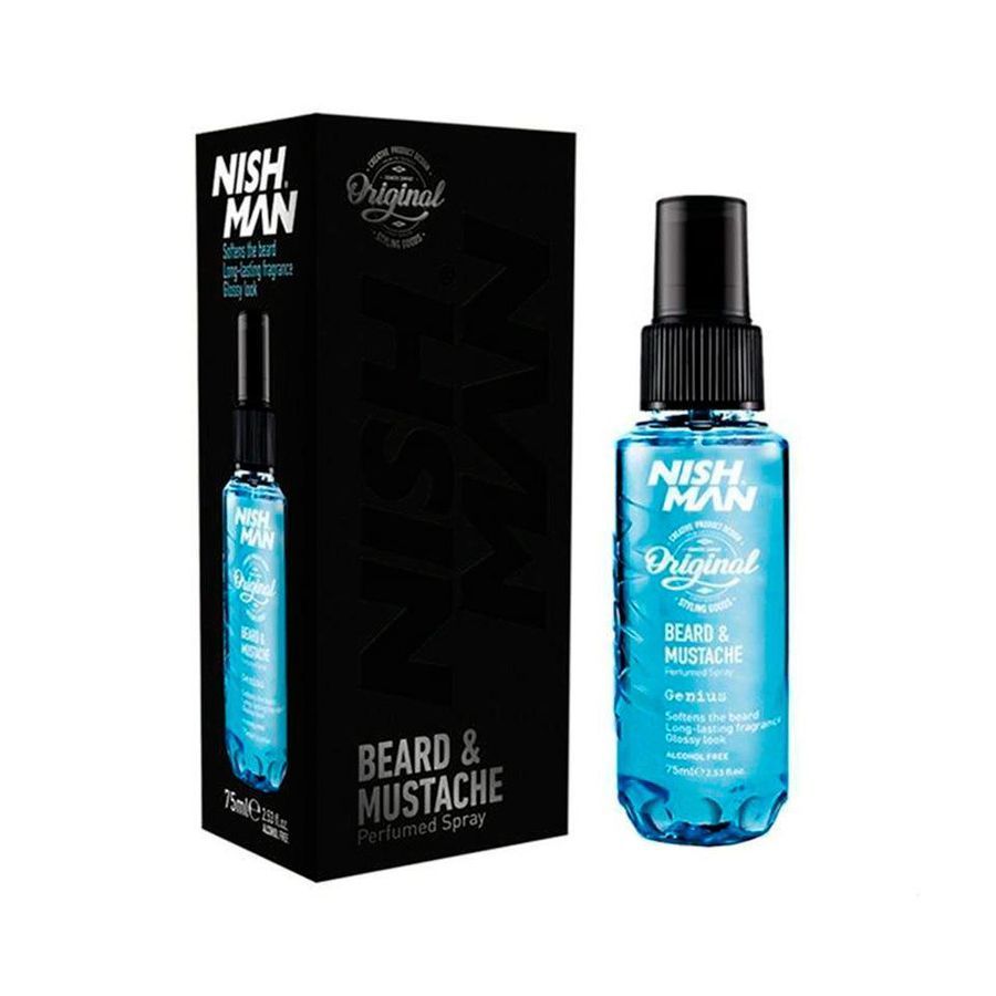 Парфум для бороди Nishman Beard & Mustache Perfume Genius 75ml