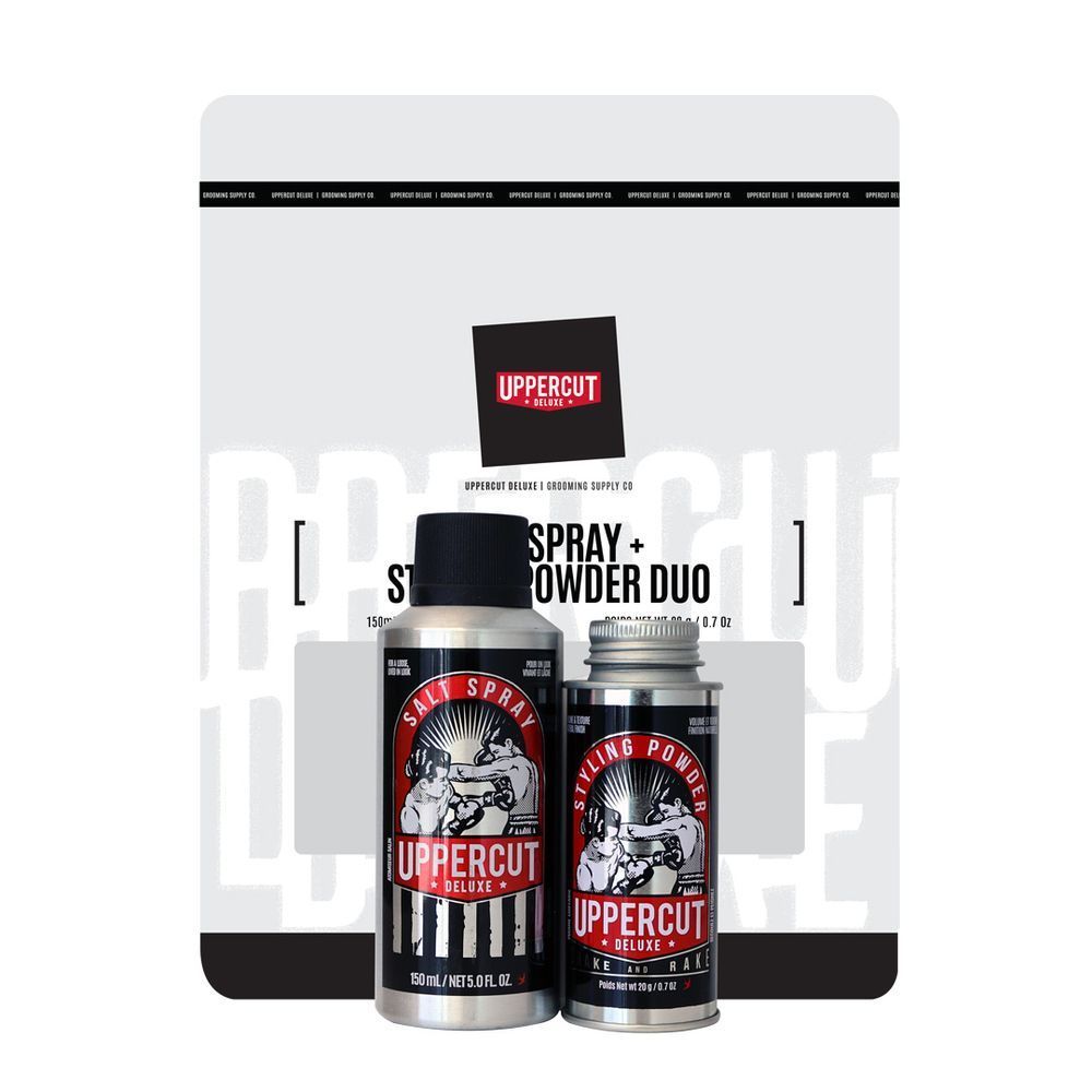 Подарунковий набір Uppercut Salt Spray & Styling Powder Duo
