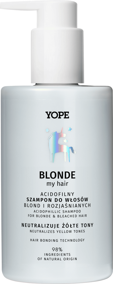 Шампунь YOPE BOUNCE BLONDE MY HAIR Shampoo 300ml (for Blonde & Bleached Hair)