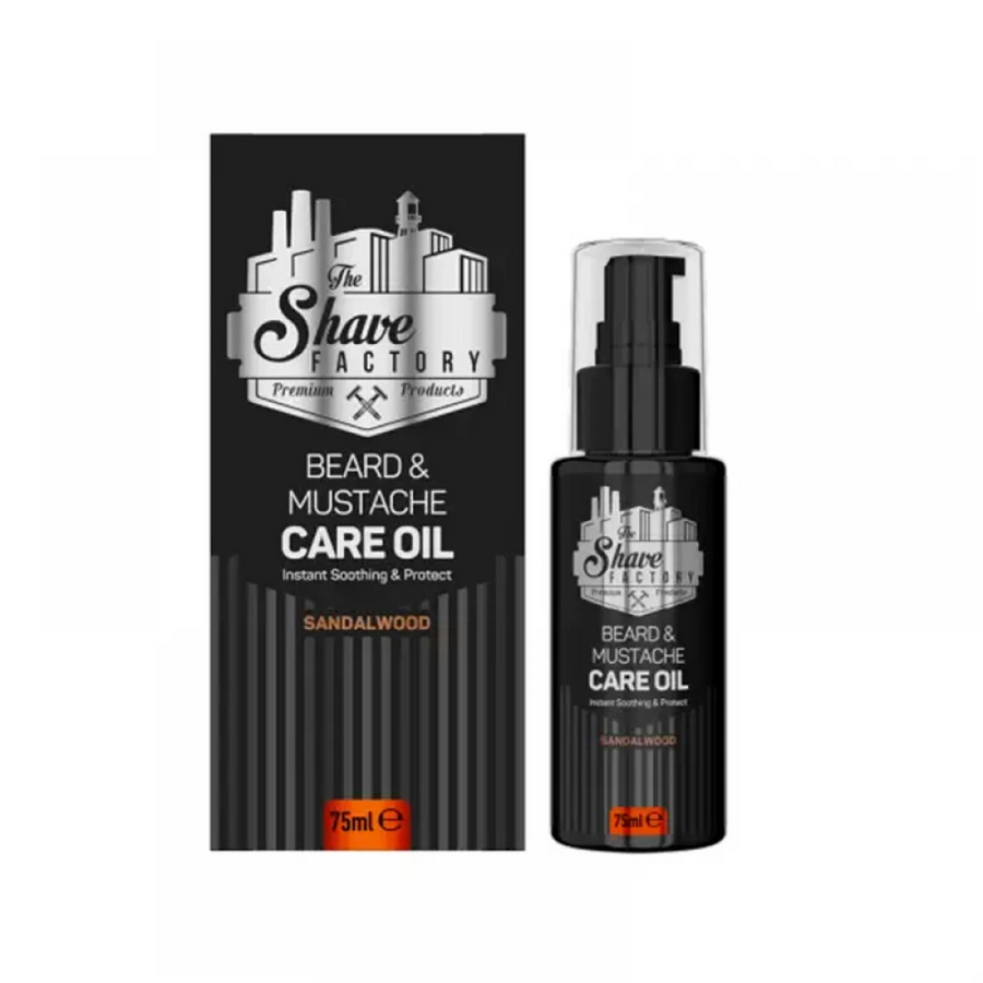 Олія для бороди та вусів The Shave Factory Beard & Moustache Care Oil Sandalwood 75 мл