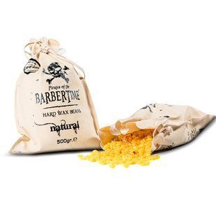 Твердый воск для депиляции Barbertime Hard Wax Beans (NATURAL) 500 г