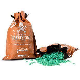Твердый воск для депиляции Barbertime Hard Wax Beans (AZULEN) 500 г