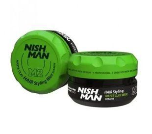Глина для укладки волос Nishman Hair Matte Clay M2 30ml