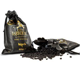 Твердый воск для депиляции Barbertime Hard Wax Beans (BLACK) 500 г