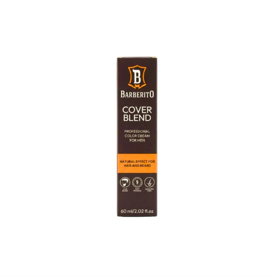 Система маскировки седины Barberito Cover Blend - 5 Light Brown 60мл