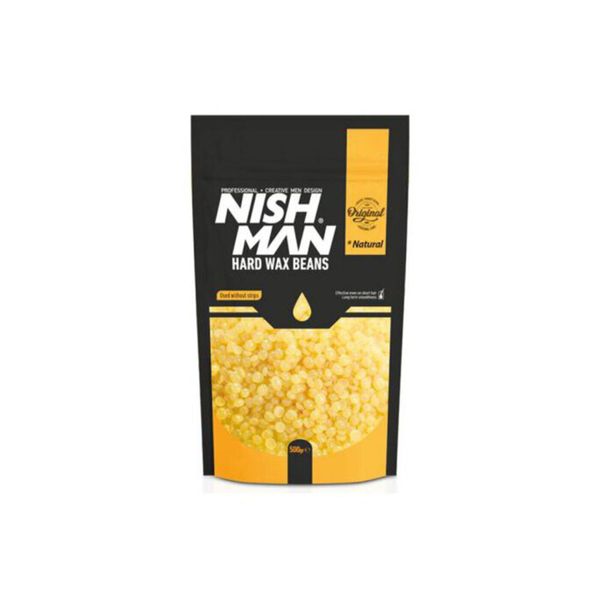 Віск для депіляції Nishman Hard Wax Beans Natural 500gр